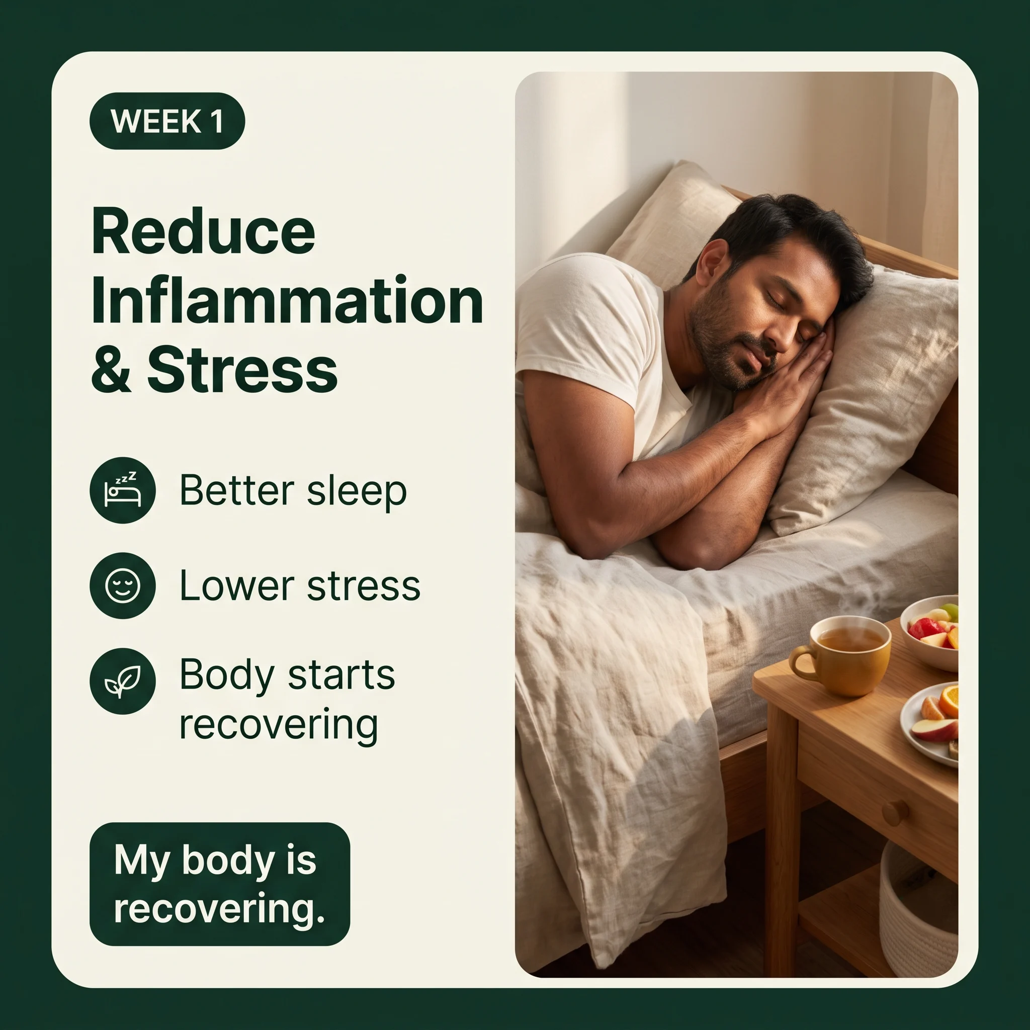 Week 1: Reduce Inflammation and Stress